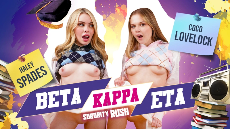 VR Porn: Sorority Rush: Beta, Kappa, Eta