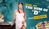 VR Porn Video Cover: Tutor Her: The sum of 'D'