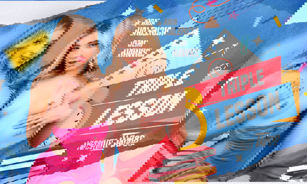 VR Porn Video Cover: Absolute Taboo: Triple Lesson